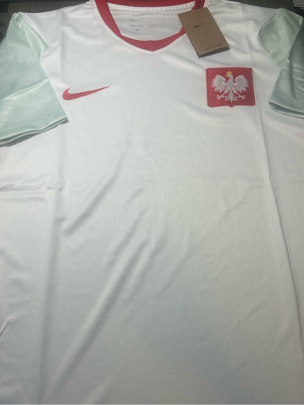 Nike POLAND National Team Men's SOCCER JERSEY Sz M,L,XL,2XL New w tags